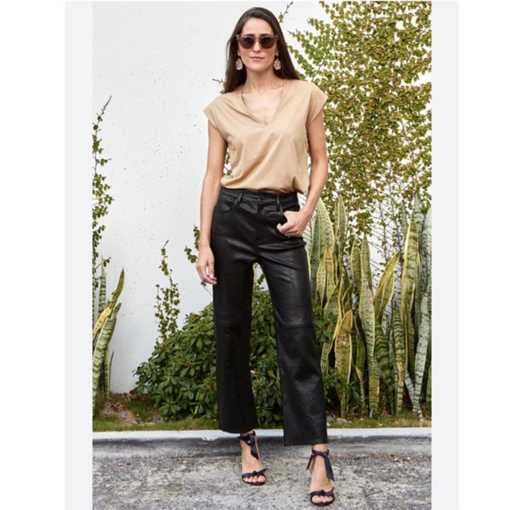 Frame Denim Women's Straight Leg Jeans in Black